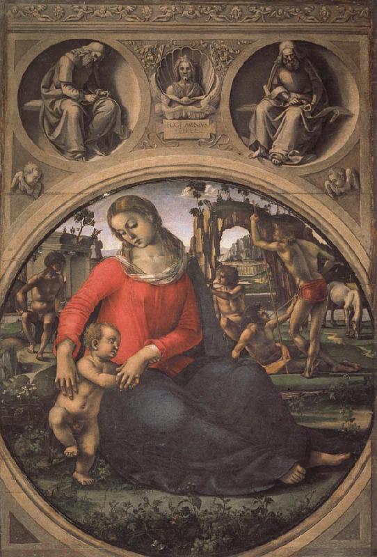  Madonna and Child with Prophets